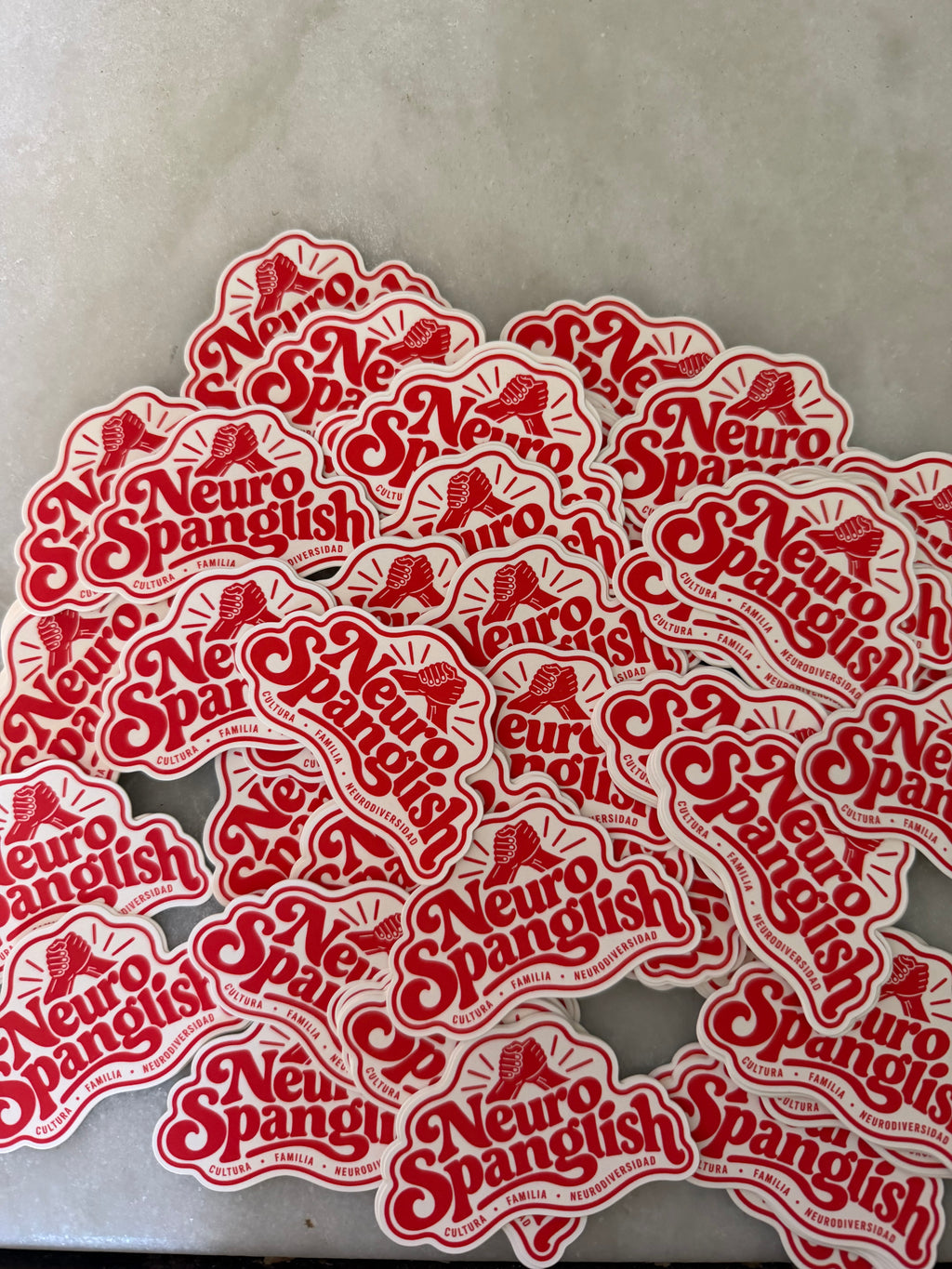 NeuroSpenglish Signature Logo Stickers